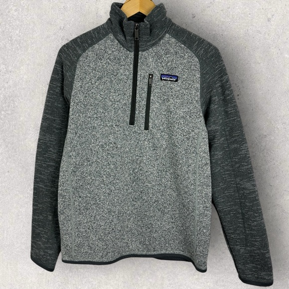 Patagonia Better Sweater Mens Size XS 1/4 Zip‎ Pullover Fleece Grey Hiking Knit - Picture 13 of 13